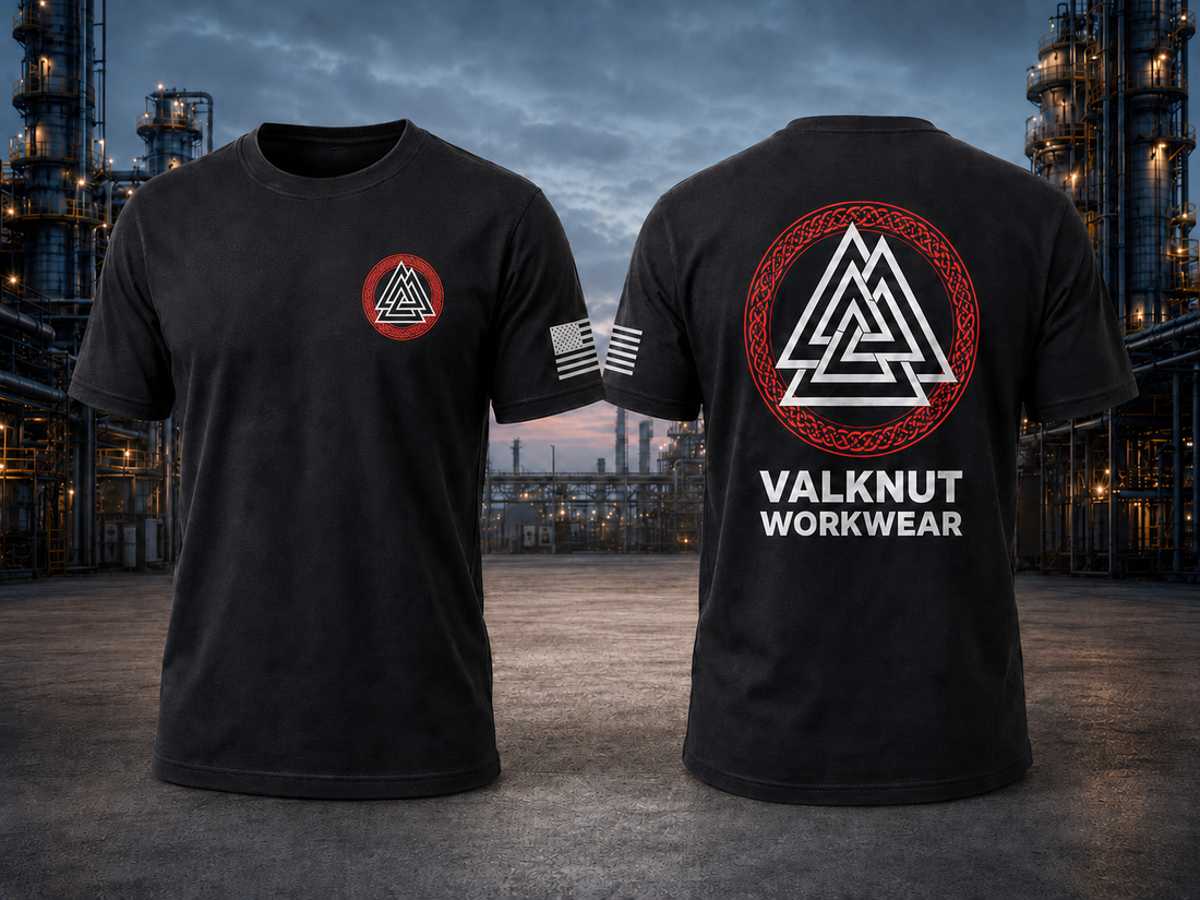 Valknut Circle Work Tee
